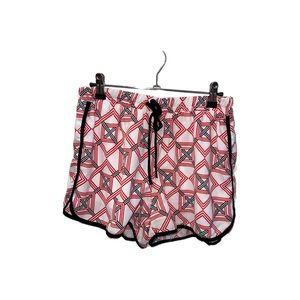 Red and white shorts